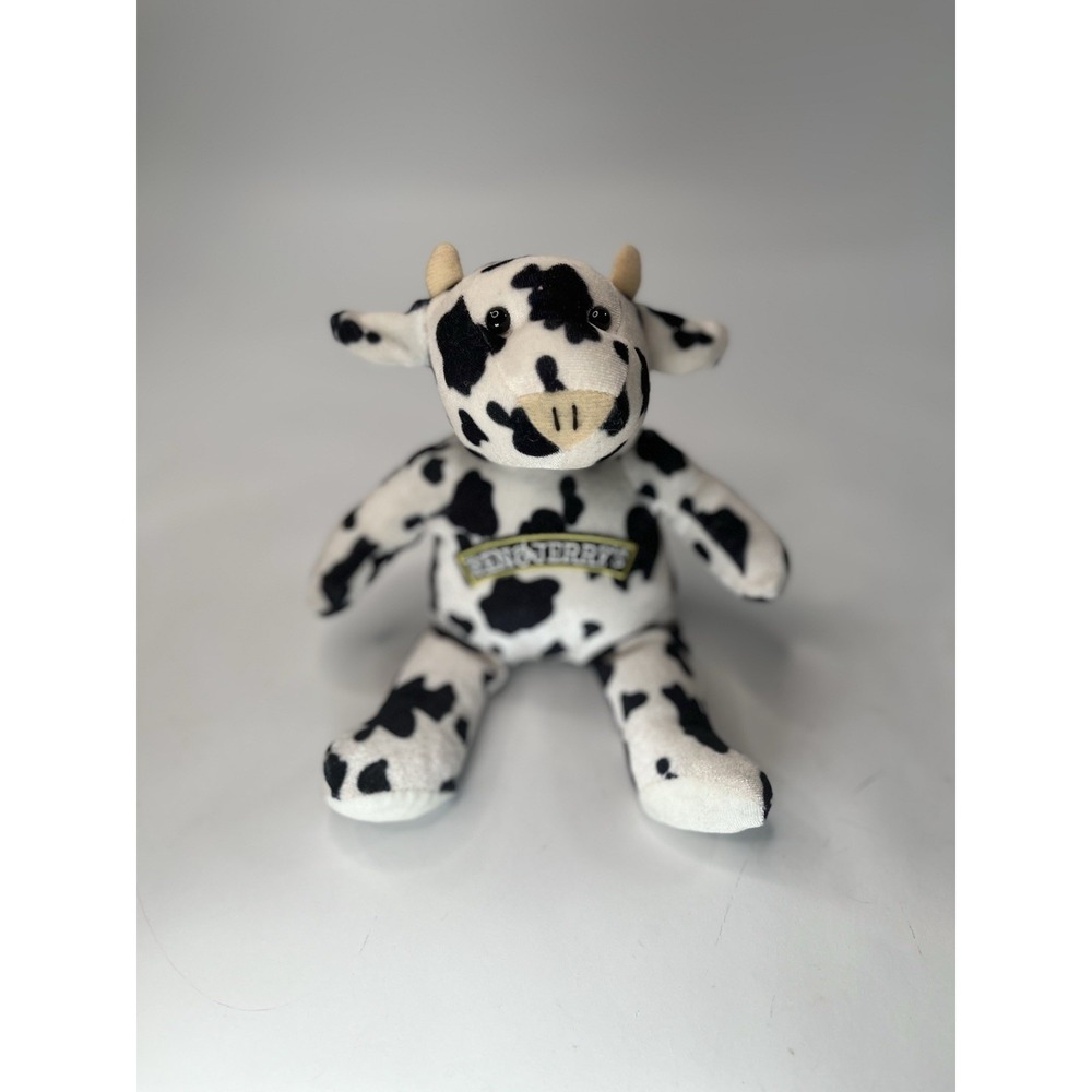 Mary Meyer BEN & JERRY'S COW Plush Beanbag Stuffed Animal 8" Pre Owned